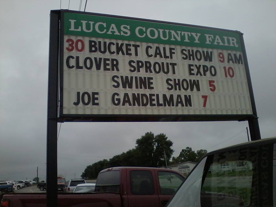 Joe at the Lucas County Fair in Chariton, Iowa