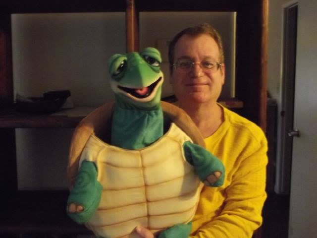 Comic Ventriloquist Joe Gandelman with his new friend Tuttle Comic Ventriloquist Joe Gandelman with his new friend Tuttle